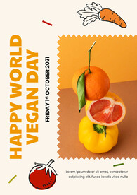 世界素食日海报