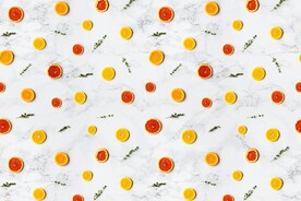 柠檬橙子背景图