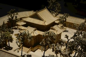 中式建筑模型
