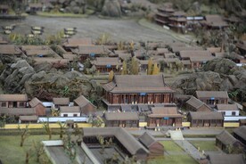 中式建筑群模型