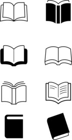 矢量手绘书籍图标设计