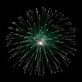 夜幕星空烟花素材