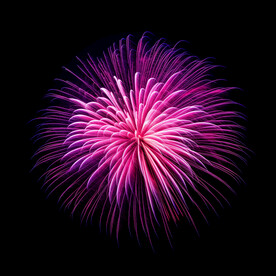 夜幕星空烟花素材