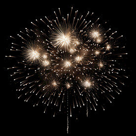 夜幕星空烟花素材