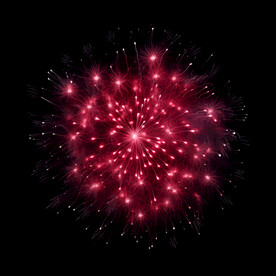 夜幕星空烟花素材