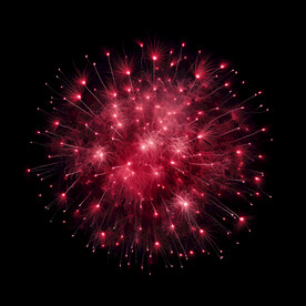 夜幕星空烟花素材