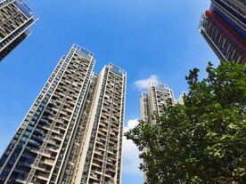 城市小区高楼耸立风景