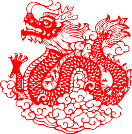 剪纸龙