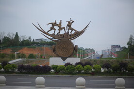 龙山北站 地标 标志