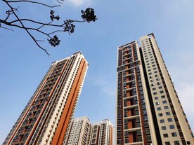 林立的城市高楼风景 