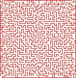 迷宫防伪背景底纹