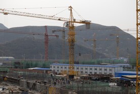 惠景新苑小区建设工地