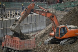 惠景新苑小区建设工地