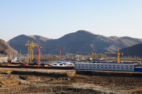 惠景新苑小区建设工地