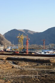 惠景新苑小区建设工地