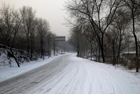 雪中路面