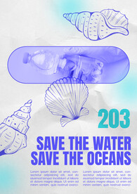 世界海洋日海报