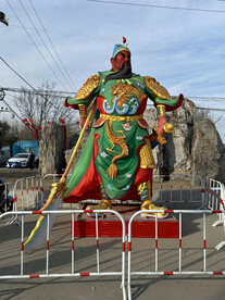 夏村庙会关帝像