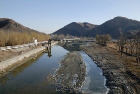 大石河磁家务段河床