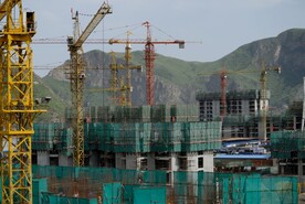 惠景新苑小区建设工地