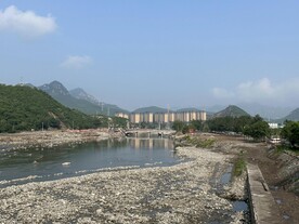 大石河磁家务段河床