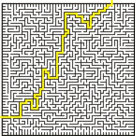 迷宫-带正确路线