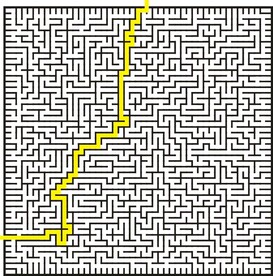 迷宫-带正确路线