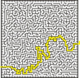 迷宫-带正确路线