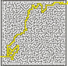 迷宫-带正确路线