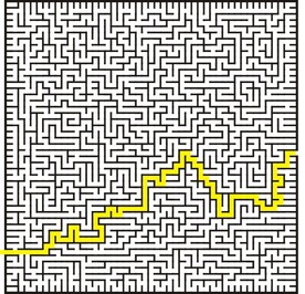 迷宫-带正确路线