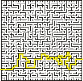 迷宫-带正确路线