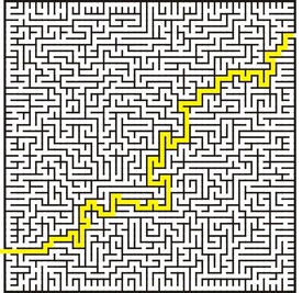 迷宫-带正确路线