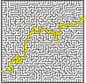 迷宫-带正确路线