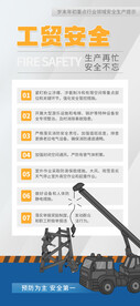 行业安全提示海报