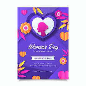 母亲节妇女节海报