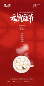 地产元宵节海报