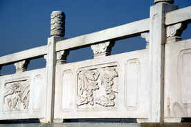 淇县淇河河岸栏板望柱