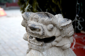 龙亭公园望柱头神兽