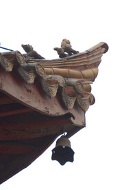 龙亭公园建筑飞檐