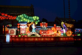 龙亭公园元宵节人物花灯