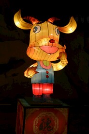 龙亭公园元宵节丑牛花灯