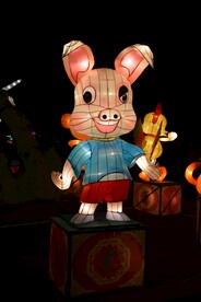 龙亭公园元宵节卯兔花灯