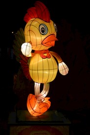 龙亭公园元宵节酉鸡花灯