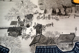 开封饭店中国画装饰