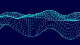 科技感背景曲线