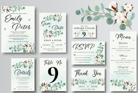 一套婚宴请柬模板