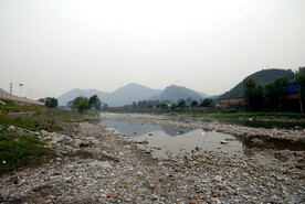 大石河磁家务段河床