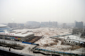 体育中心建设工地