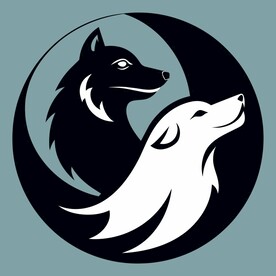 图标风格的海狼