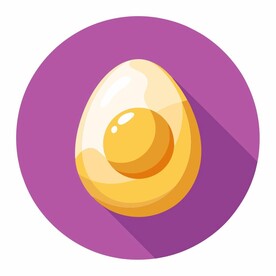 图标风格的鸡蛋